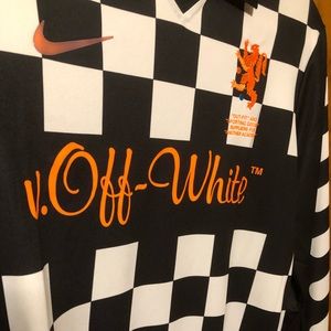 Off White X Nike Lab Soccer Jersey Checkered